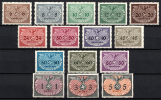 1940 General Government, Germany, Official Stamps (Full Set)