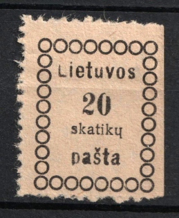 1918 20Sk Lithuania