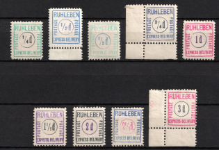 1915 Berlin, Ruhleben - Germany Local Post, Private City Mail, Express Delivery, DP Camp, Displaced Persons Camp (Signed)