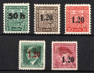 1938 Occupation of Asch, Sudetenland, Germany (Full Set, Signed)
