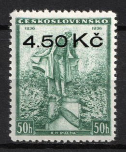 1938 4.50kc on 50h Occupation of Niklasdorf, Sudetenland, Germany