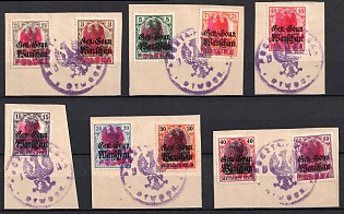 1918 Otwock Local Issue, Poland (On piece, OTWOCK Postmark)