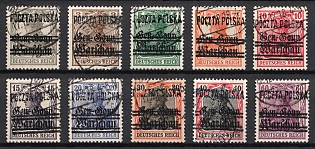 1918 Sieradz Local Issue, Poland (Full Set, Used)