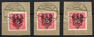 1918 Tarnow Local Issue, Poland (On piece, TARNOW Postmark)