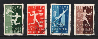 1938 Lithuania (Used, Full Set)