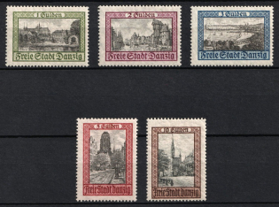 1924 Danzig Gdansk, Germany (Full Set)