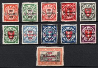 1930 Danzig Gdansk, Germany (Full Set)