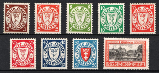 1938 Danzig Gdansk, Germany (Full Set)