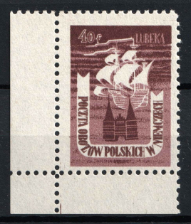 1945 Lubeck, Poland, DP Camp, Displaced Persons Camp (Full Set, Corner Margins)