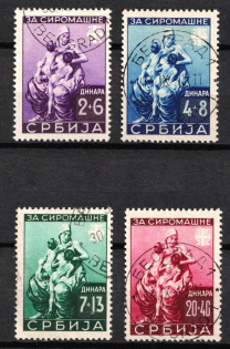 1942 Serbia, German Occupation, Germany (Full Set)