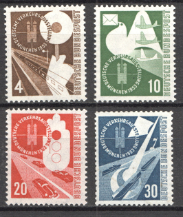 1953 Germany Federal Republic (CV $120, Full Set, MNH)