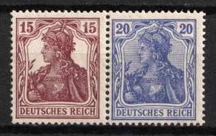 1920 Weimar Republic, Germany, Se-tenant, Zusammendrucke (MNH)