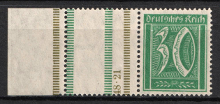 1921 Weimar Republic, Germany, Se-tenant, Zusammendrucke (MNH)