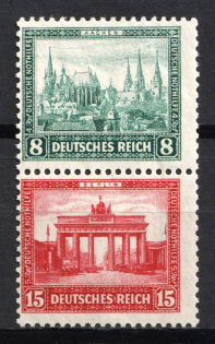 1930 Weimar Republic, Germany, Se-tenant, Zusammendrucke (MNH)
