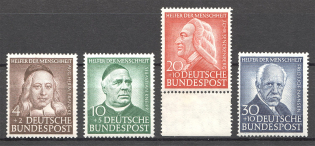 1953 Germany Federal Republic (CV $120, Full Set, MNH)