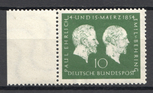 1954 Germany Federal Republic (CV $15, Full Set, MNH)