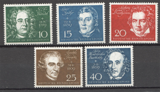 1959 Germany Federal Republic (CV $25, Full Set, MNH)