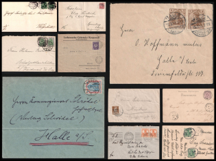 1884-1922, Germany, Collection of Covers and Postcards