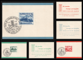 1939 (17 Feb) 'Berlin - Charlottenburg Automobile Exhibition', Third Reich, Germany, Collection of Commemorative Cards with Special Cancellations