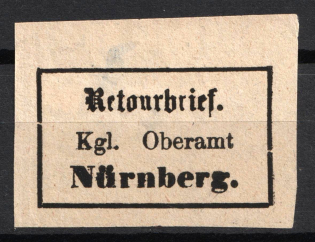 Bavaria, German States, Germany, Return Stamp