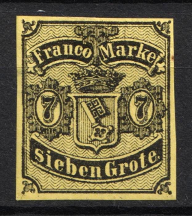 1860 7gr Bremen, German States, Germany