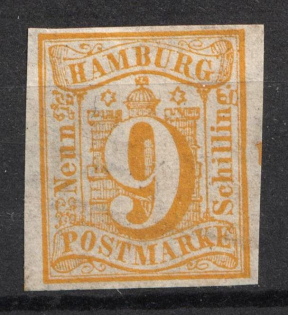 1859 9s Hamburg, German States, Germany