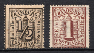 1864 Hamburg, German States, Germany (Signed)