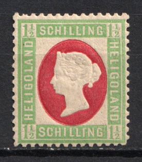 1873 1 1/2s Heligoland, German States, Germany
