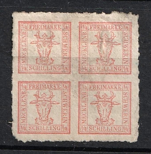 1864 4/4s Mecklenburg-Schwerin, German States, Germany