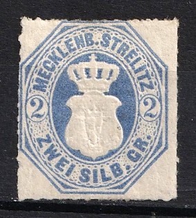 1864 2sgr Mecklenburg-Strelitz, German States, Germany