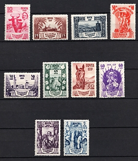 1939 The All - Union Agricultural Fair 'New in the agriculture' Soviet Union, USSR, Russia (Full Set)