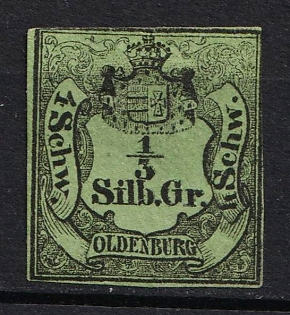 1855 1/3sgr Oldenburg, German States, Germany