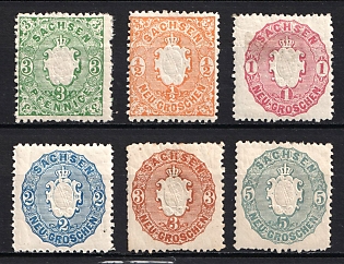 1863-67 Saxony, German States, Germany