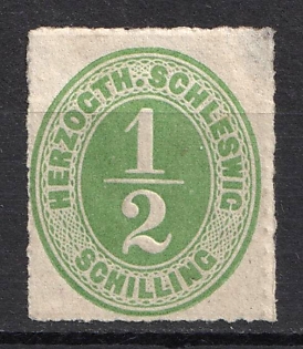 1865-67 1/2s Schleswig-Holstein, German States, Germany