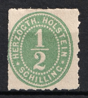 1865 1/2s Schleswig-Holstein, German States, Germany