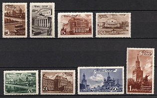 1946 Moscow Scenes, Soviet Union, USSR, Russia (Full Set)