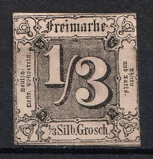 1858 1/3sgr Thurn and Taxis, German States, Germany