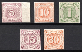 1859 Thurn and Taxis, German States, Germany