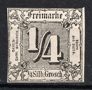 1864 1/4sgr Thurn and Taxis, German States, Germany