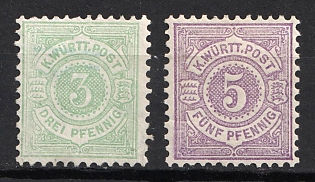 1875 Wurttemberg, German States, Germany