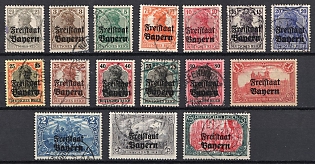 1919 Bavaria, German States, Germany (Full Set, Used)