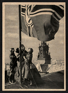 1939-1940 'Pictures of the Deployment of Our Police in the East, War and Winter Relief Organization' Waffen SS Propaganda Postcard
