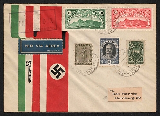 1933 Fascist Italy San Marino Airmail Propaganda Cover
