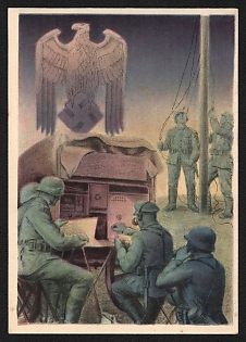 1933-1945 'The German Armed Forces' Propaganda Postcard