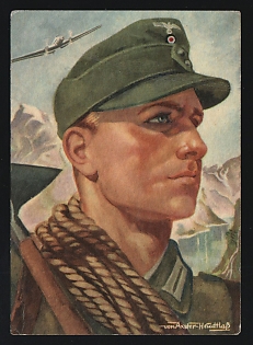 1941 'German Soldiers' Propaganda Postcard