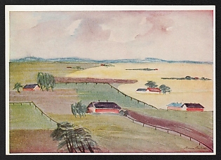 1933-1945 'Geest Landscape near Westergasse' Propaganda Postcard