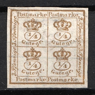 1857 4/4ggr Braunschweig, German States, Germany