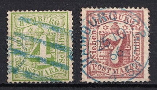 1864-65 Hamburg, German States, Germany (Signed, Used)