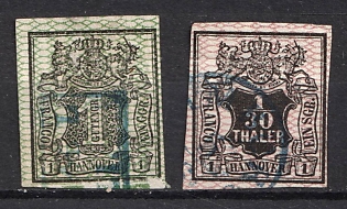 1856-57 Hannover, German States, Germany (Used)