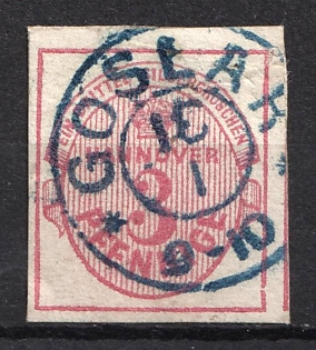 1859 3pg Hannover, German States, Germany (Used)